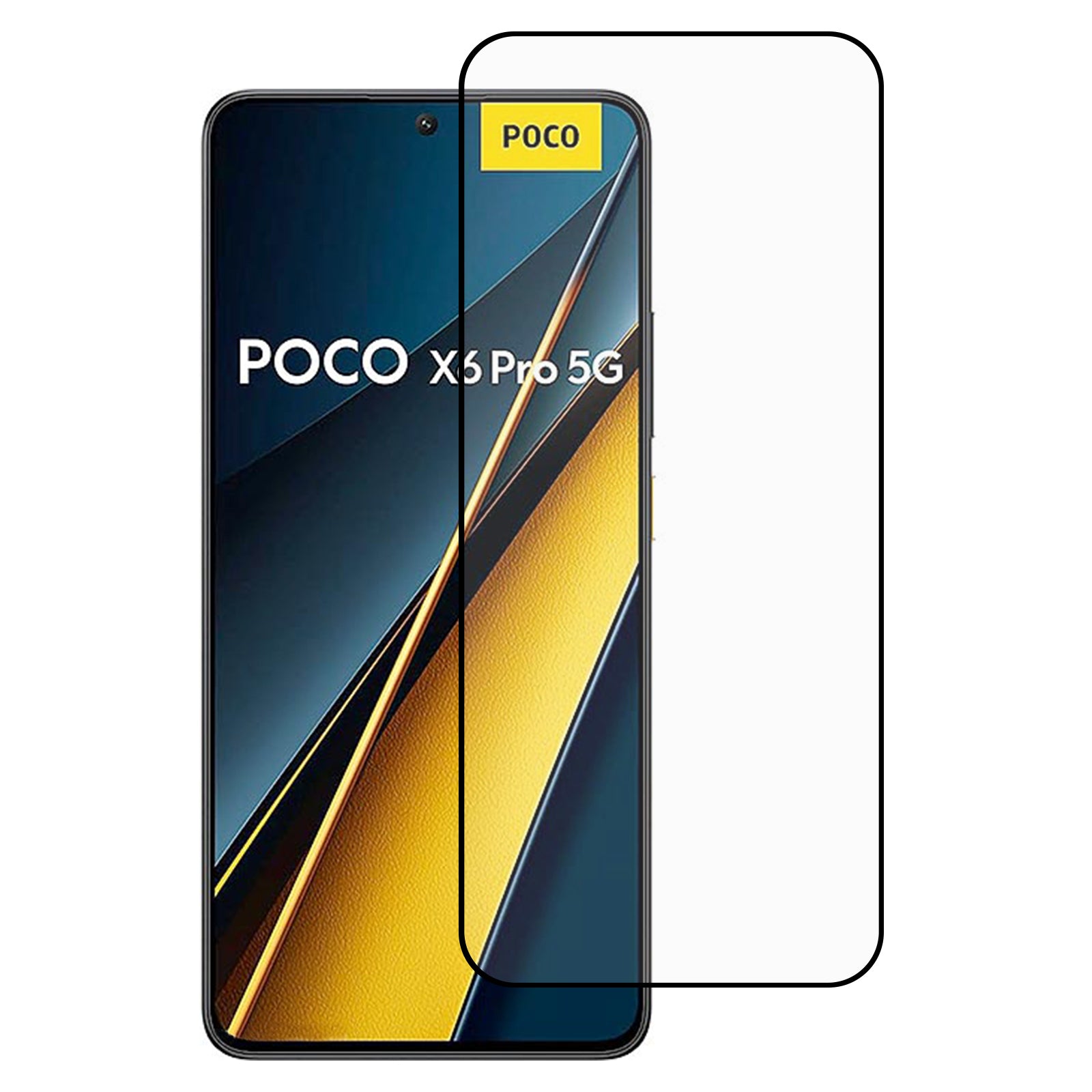 For Xiaomi Poco X6 Pro 5G / Redmi K70E 5G Screen Protector Complete Covering Tempered Glass Film