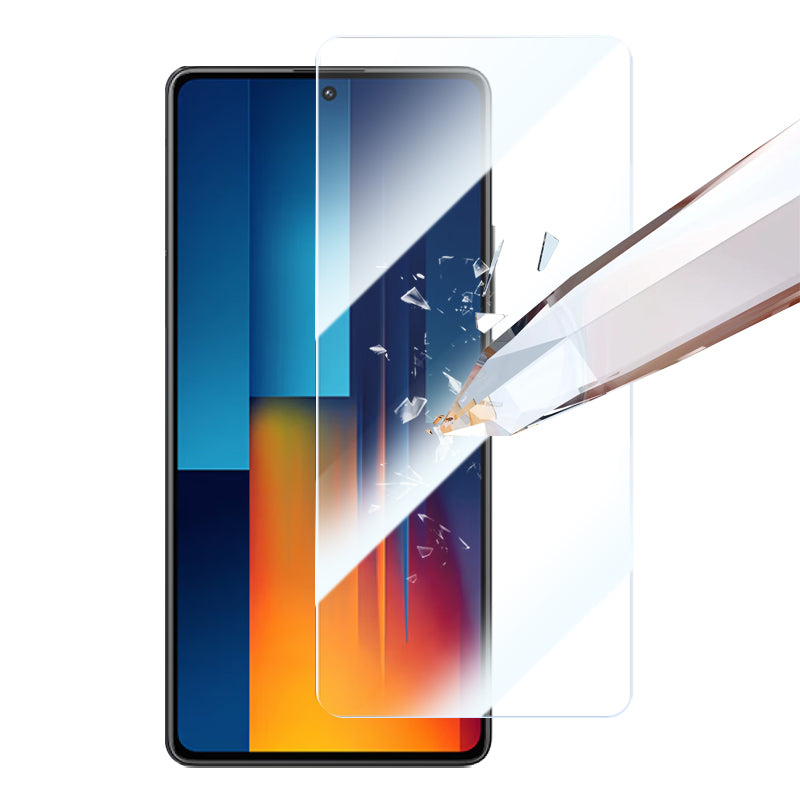 RURIHAI 10Pcs Screen Protector for Xiaomi Poco M6 Pro 4G / Redmi Note 13 Pro 4G Anti-Scratch 9H Hardness Film