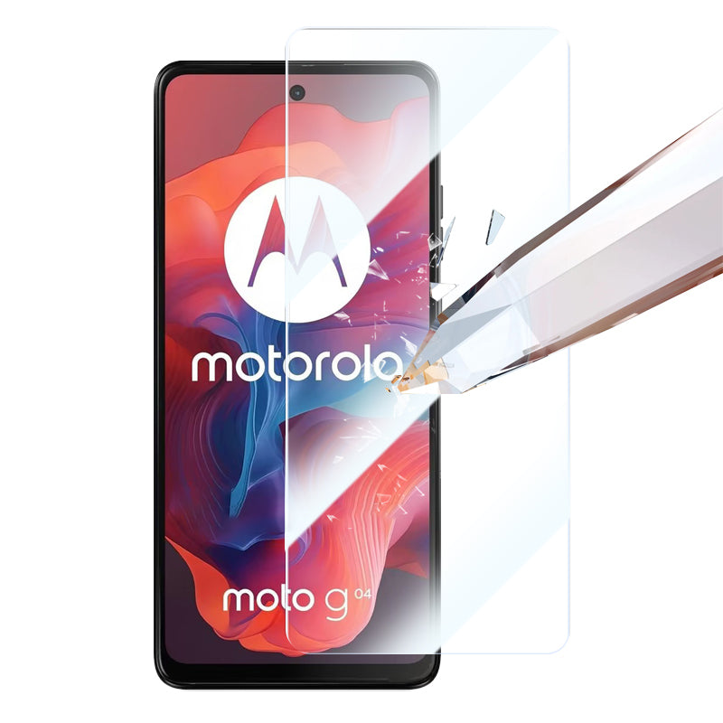 RURIHAI 10Pcs For Motorola Moto G04 4G Screen Protector 2.5D Scratch-Resistant Film