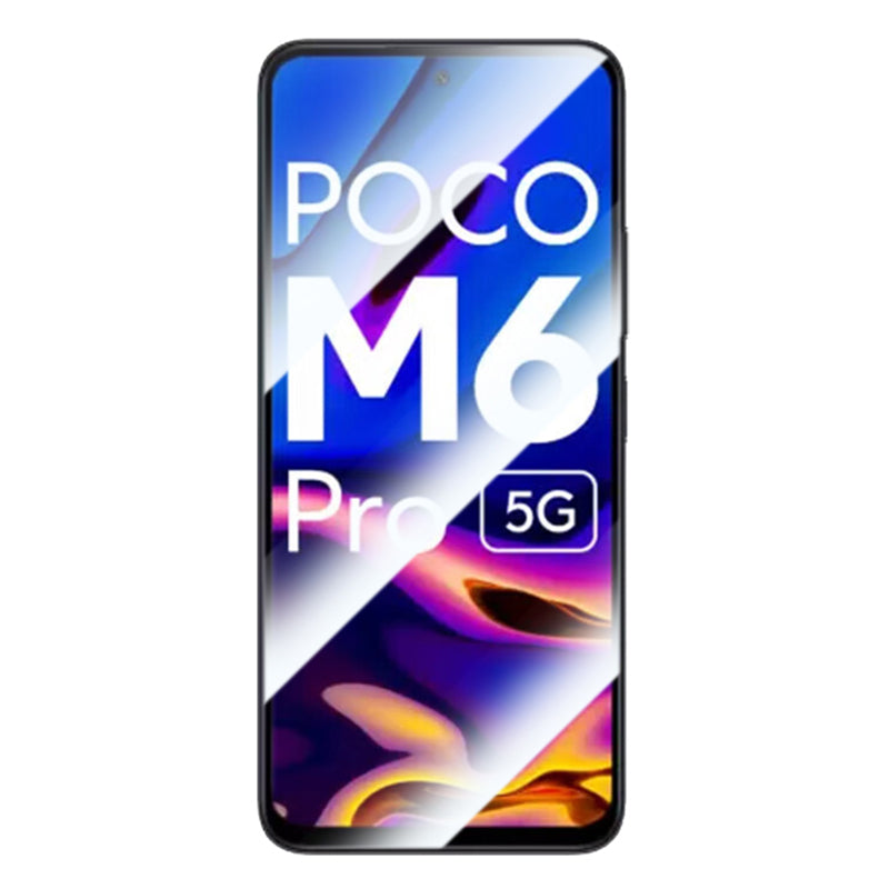 RURIHAI 10Pcs Screen Protector for Xiaomi Poco M6 Pro 5G / Redmi 12 5G (Global) Anti-Shatter 2.5D Film