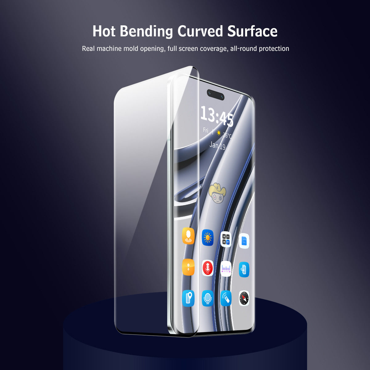 ENKAY HAT PRINCE 5PCS for Huawei nova 12 Pro 5G / 12 Ultra 5G Full Screen Protector 3D Curved Tempered Glass Shield