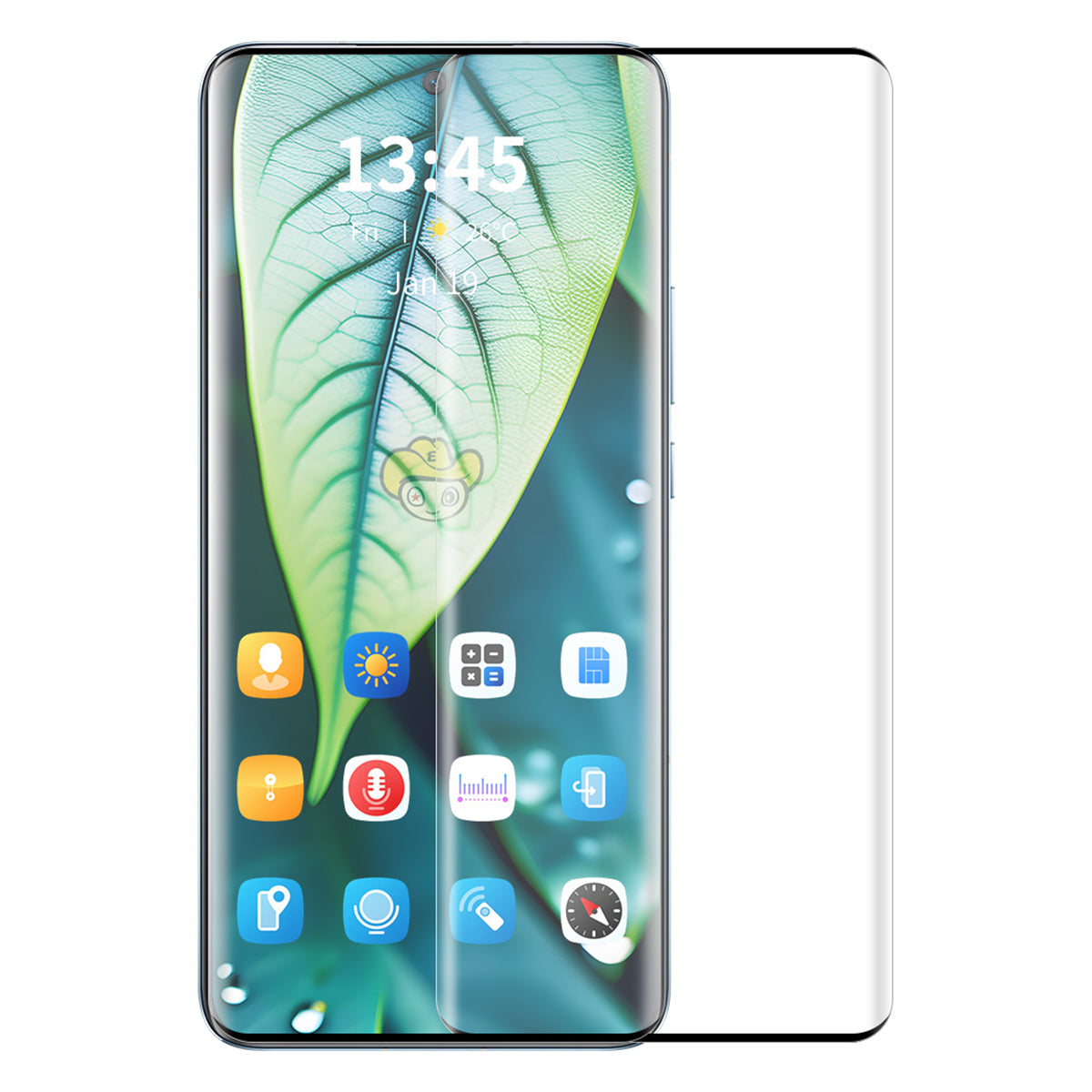 ENKAY HAT PRINCE For OnePlus Ace 3 5G / 12R 5G Side Glue Screen Protector 3D Hot Bending Film