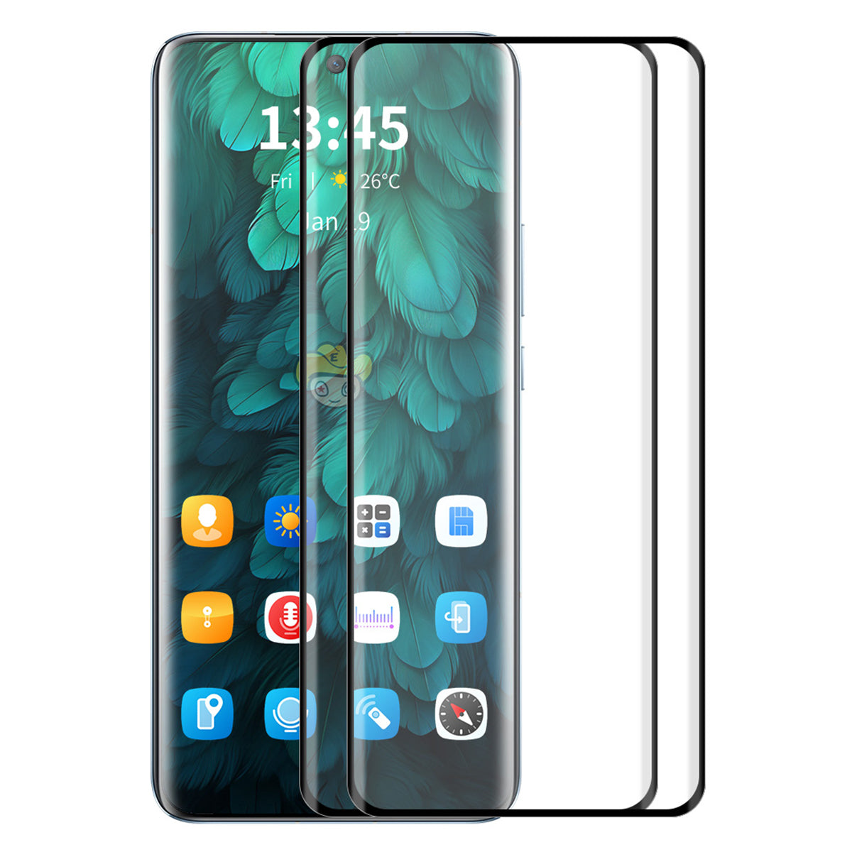 ENKAY HAT PRINCE 2PCS for OnePlus Ace 2 5G / Ace 2 Pro 5G / 11R 5G Film 3D Curved Tempered Glass Screen Protector