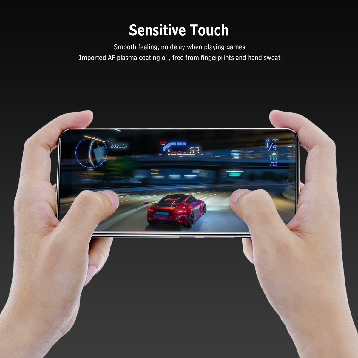 ENKAY HAT PRINCE 5PCS For OnePlus Ace 2 5G / Ace 2 Pro 5G / 11R 5G Screen Protector 3D Curved Sensitive Touch Film