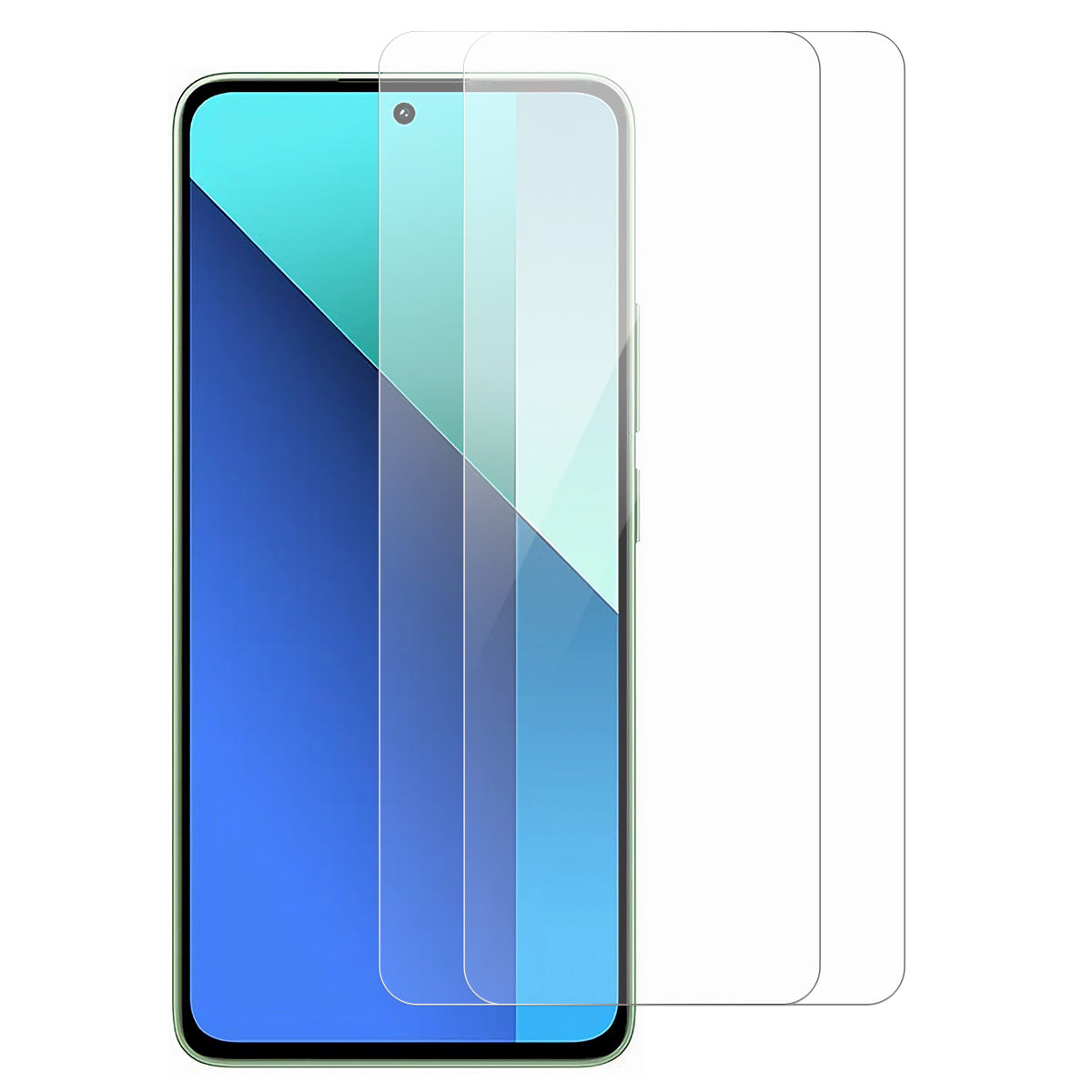 2Pcs For Xiaomi Redmi Note 13 4G Tempered Glass Screen Protector 0.25 Arc Edge Ultra Clear Film