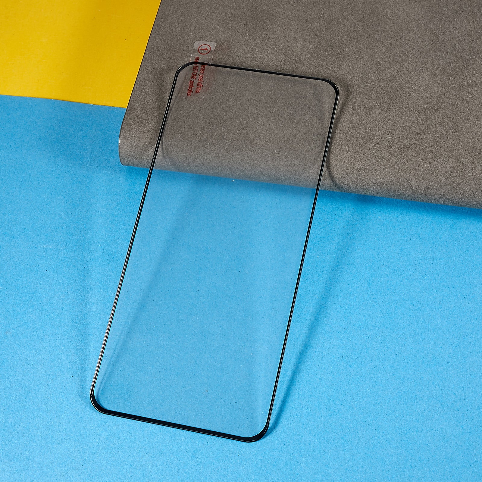 For Realme 12 Pro 5G / 12 Pro+ 5G Screen Protector Silk Printing Curved Edge Tempered Glass Film