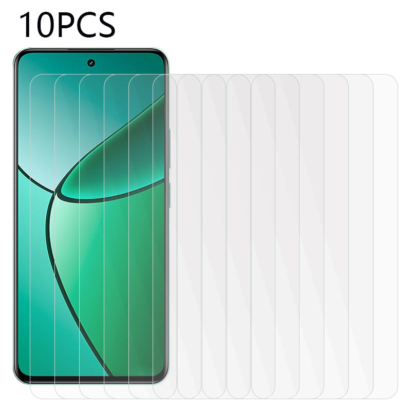 10PCS For Realme 12+ 5G Screen Protector 2.5D 0.3mm Transparent Tempered Glass Film
