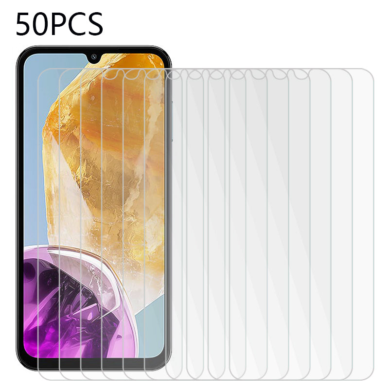 50PCS For Samsung Galaxy M15 5G 0.3mm Screen Protector Scratch Resistant 2.5D Tempered Glass Film