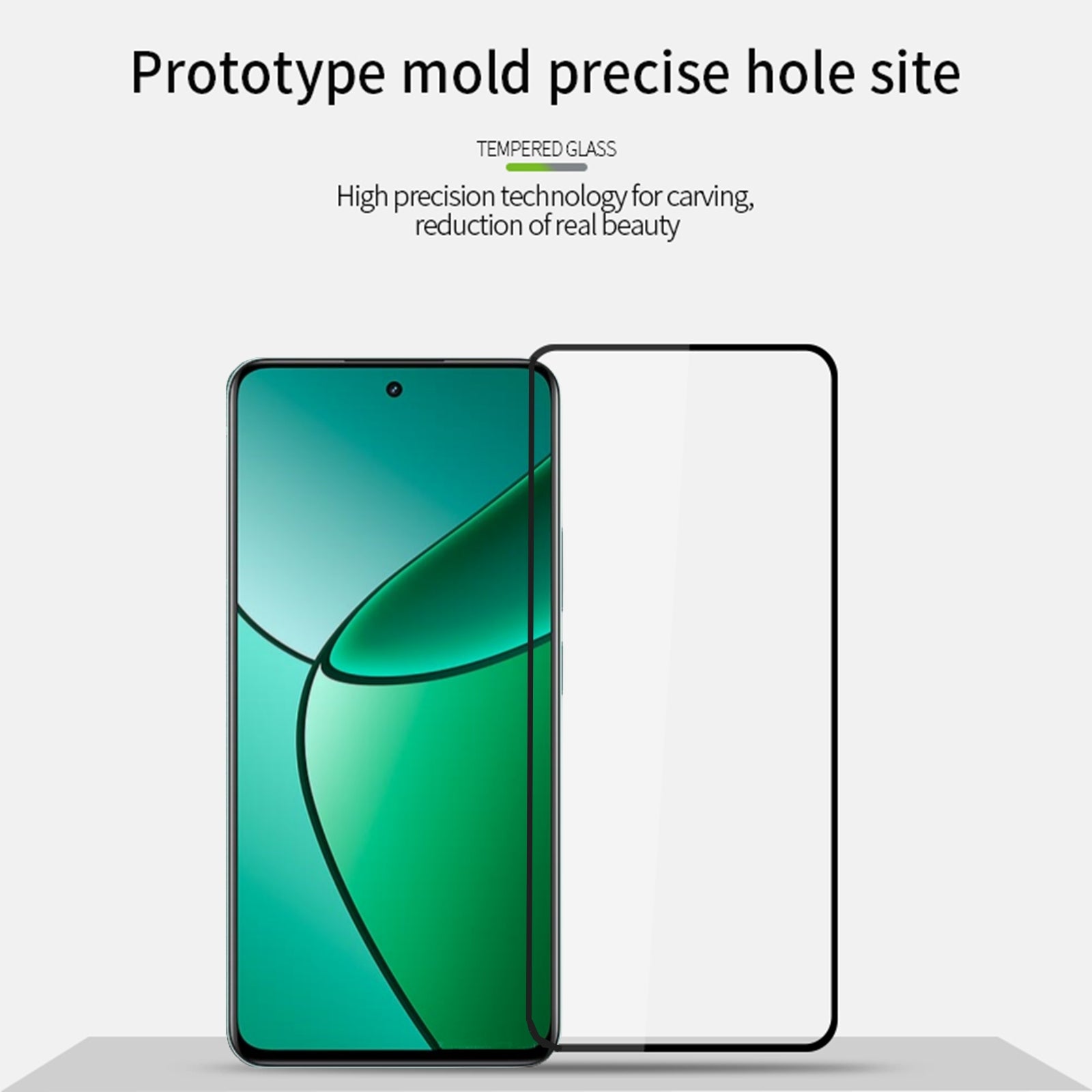 MOFI JK Series-1 for Realme 12+ 5G Tempered Glass Screen Protector Full Glue HD Clear Screen Film