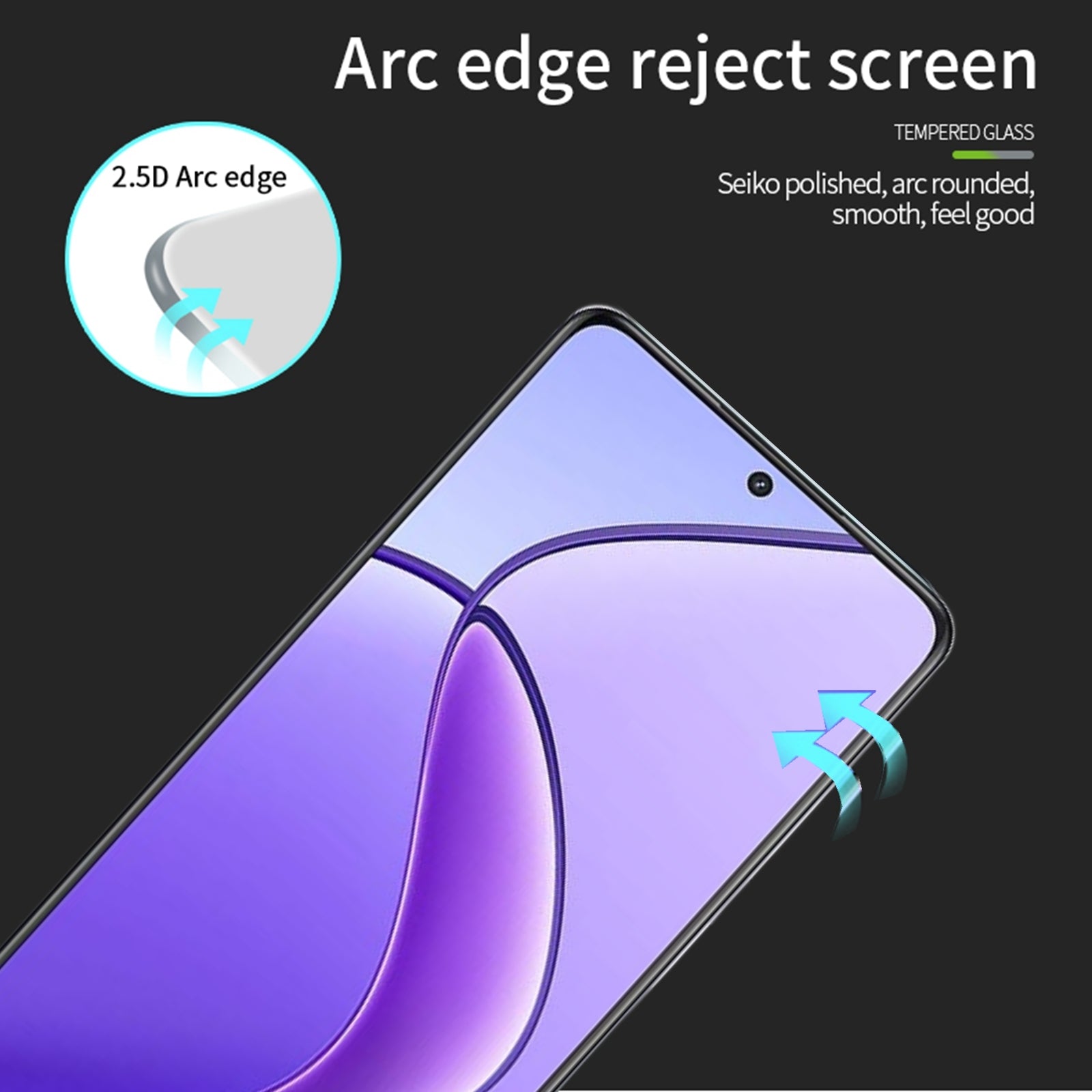 PINWUYO JK Series-2 for Realme 12 HD Clear Screen Protector Anti-Scratch Tempered Glass Film