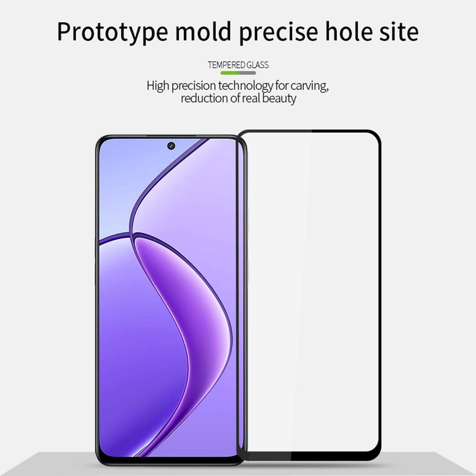 PINWUYO JK Series-2 for Realme 12 HD Clear Screen Protector Anti-Scratch Tempered Glass Film