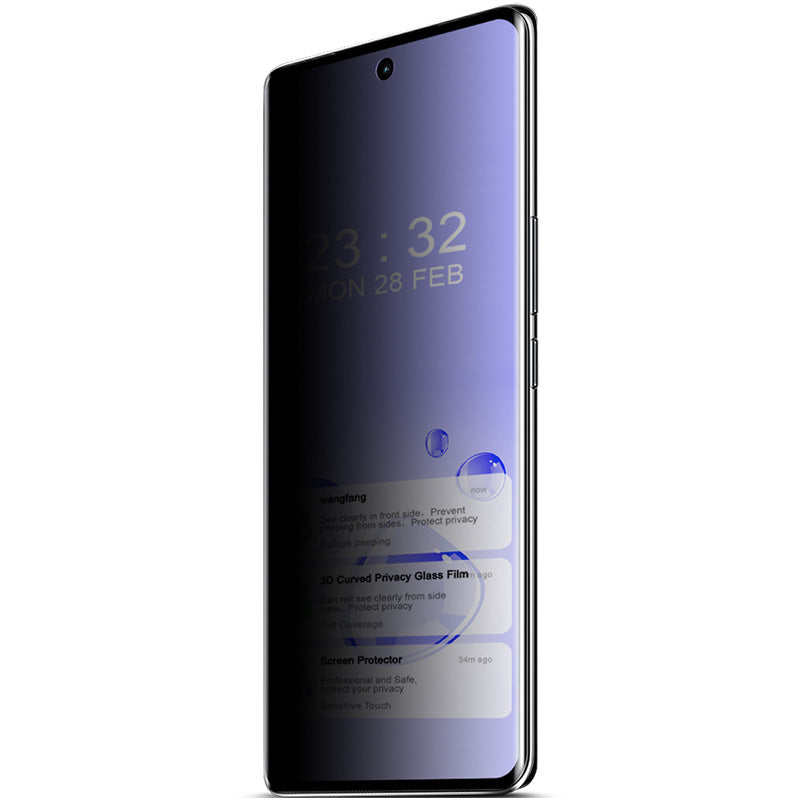 IMAK For vivo V30 5G / V30 Pro 5G Anti-peep Film 3D Curved Tempered Glass Screen Protector