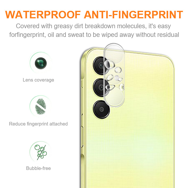 AMORUS For Samsung Galaxy A25 5G (Global) (161.0 x 76.5 x 8.3mm) / A15 5G Camera Lens Protector Silk Printing Tempered Glass Film