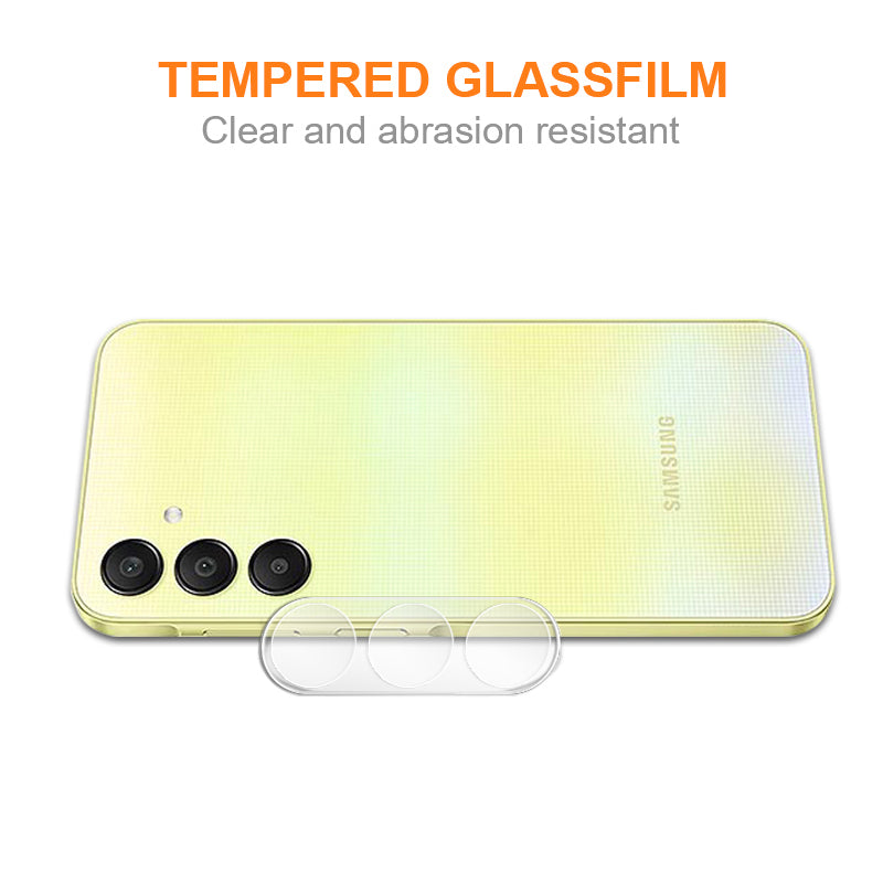 AMORUS For Samsung Galaxy A25 5G (Global) (161.0 x 76.5 x 8.3mm) / A15 5G Camera Lens Protector Silk Printing Tempered Glass Film
