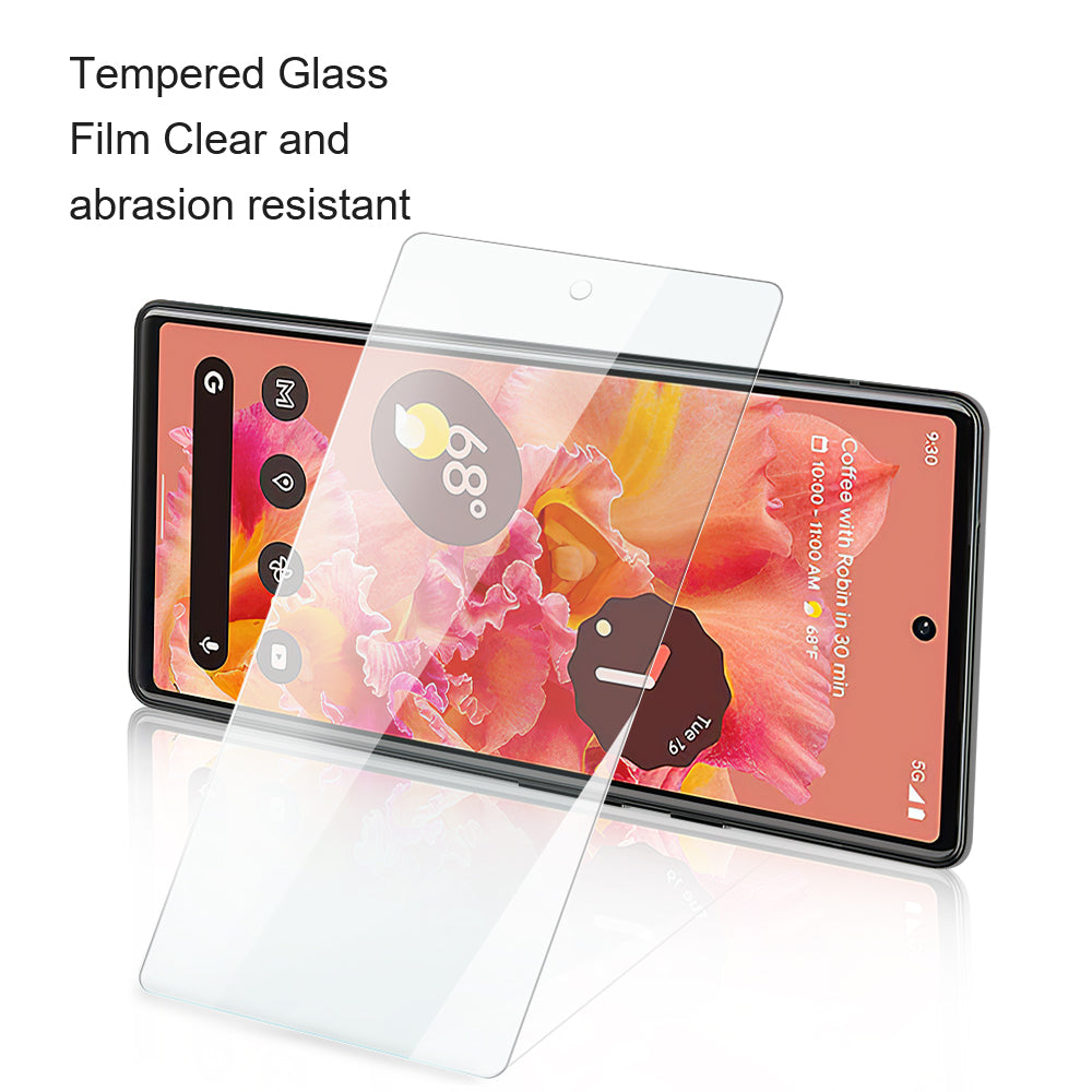 AMORUS For Google Pixel 9 Pro 2.5D Screen Protector High Aluminum-silicon Glass Film