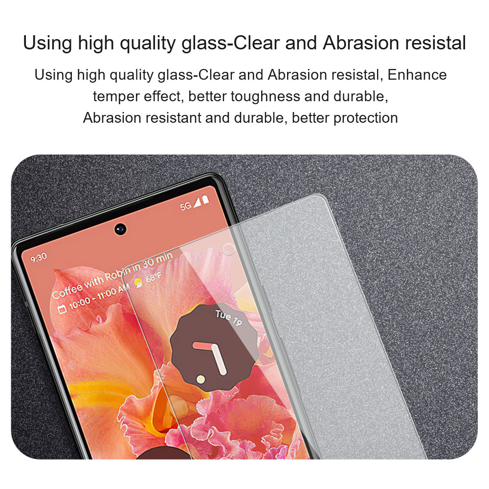 AMORUS For Google Pixel 9 Pro 2.5D Screen Protector High Aluminum-silicon Glass Film