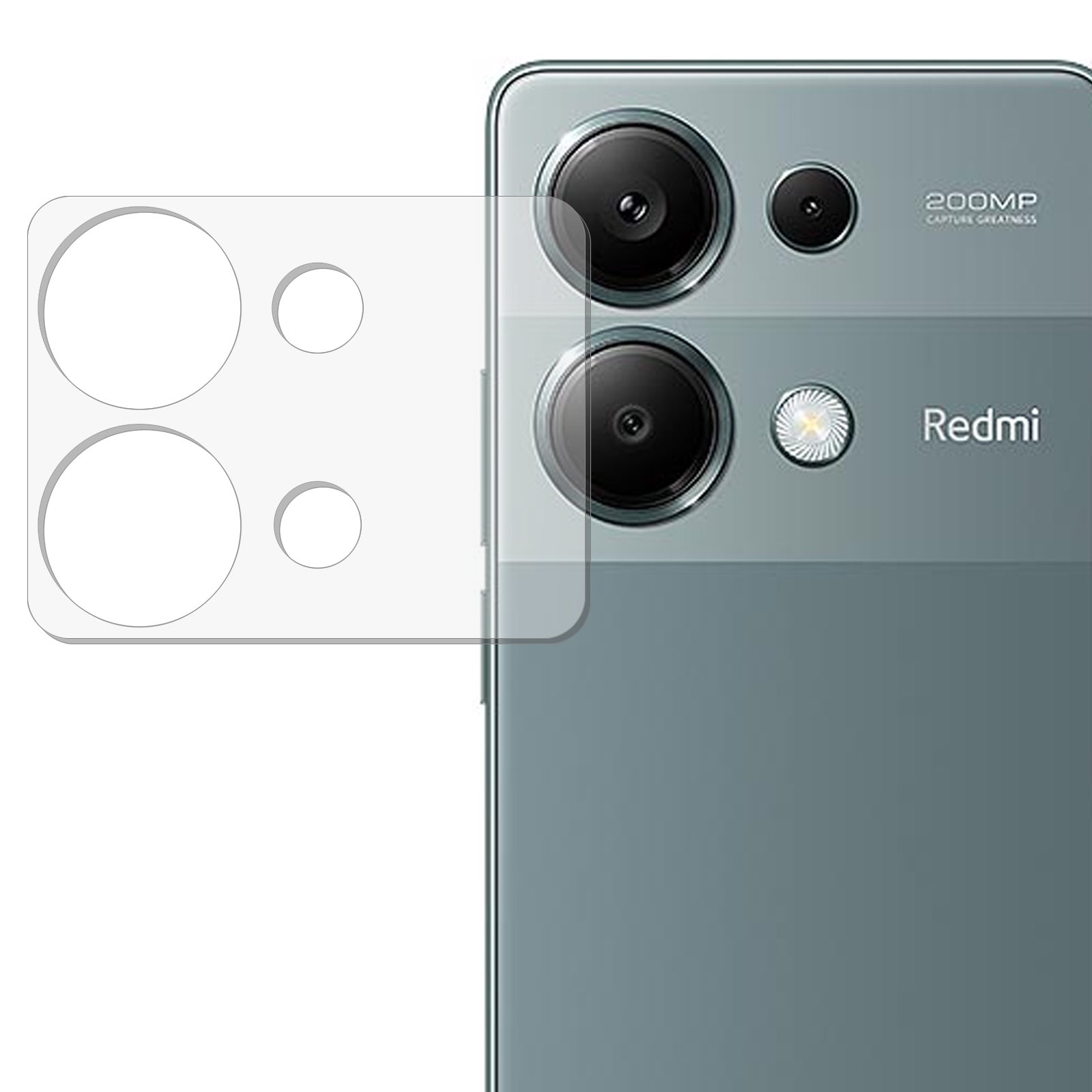 For Xiaomi Redmi Note 13 Pro 4G / Poco M6 Pro 4G Camera Lens Film Tempered Glass HD Clear Rear Lens Protector