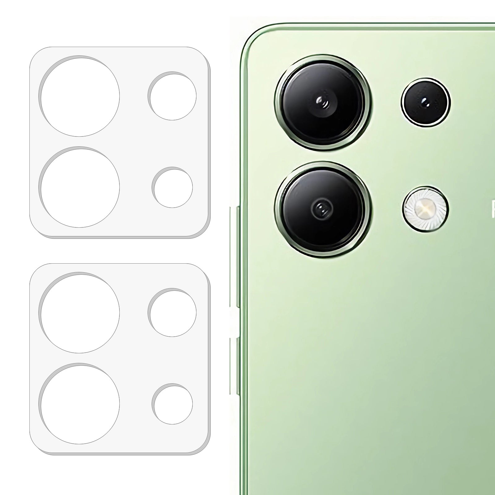 For Xiaomi Redmi Note 13 4G HD Clear Rear Lens Protector Anti-scratch Camera Lens Film