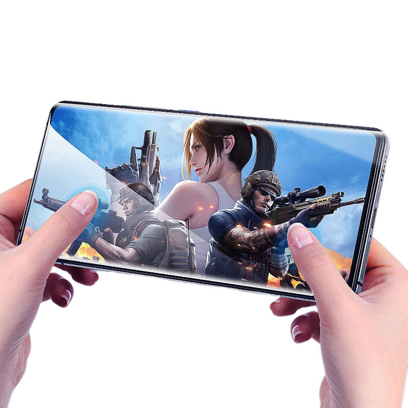 RURIHAI For OnePlus Ace 3 5G / 12R 5G High Aluminium-silicon Glass Phone Screen Protector 3D Curved Side Glue Film