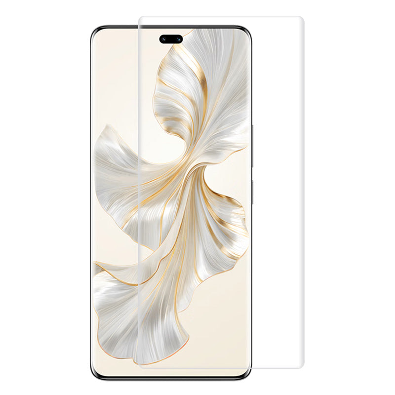 RURIHAI For Honor 100 Pro 5G Screen Protector UV Liquid CSG Glass Film Support Fingerprint Unlock