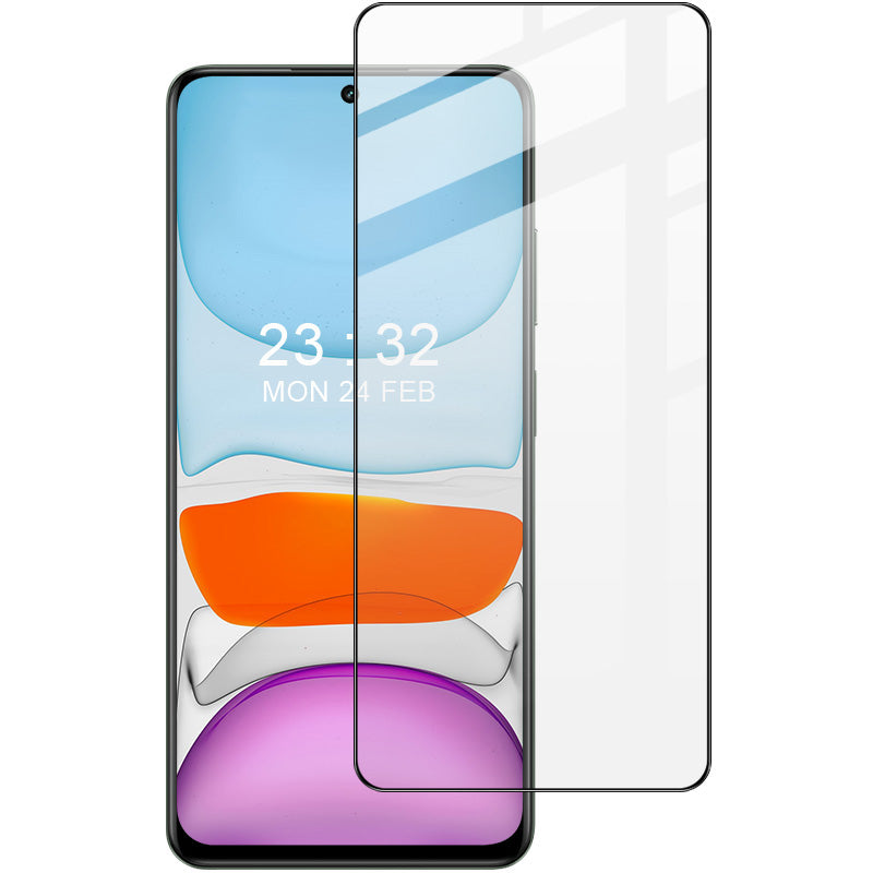 IMAK Pro+ Series For Realme 12 Tempered Glass Film 9H Full Cover Anti-Scratch Screen Protector