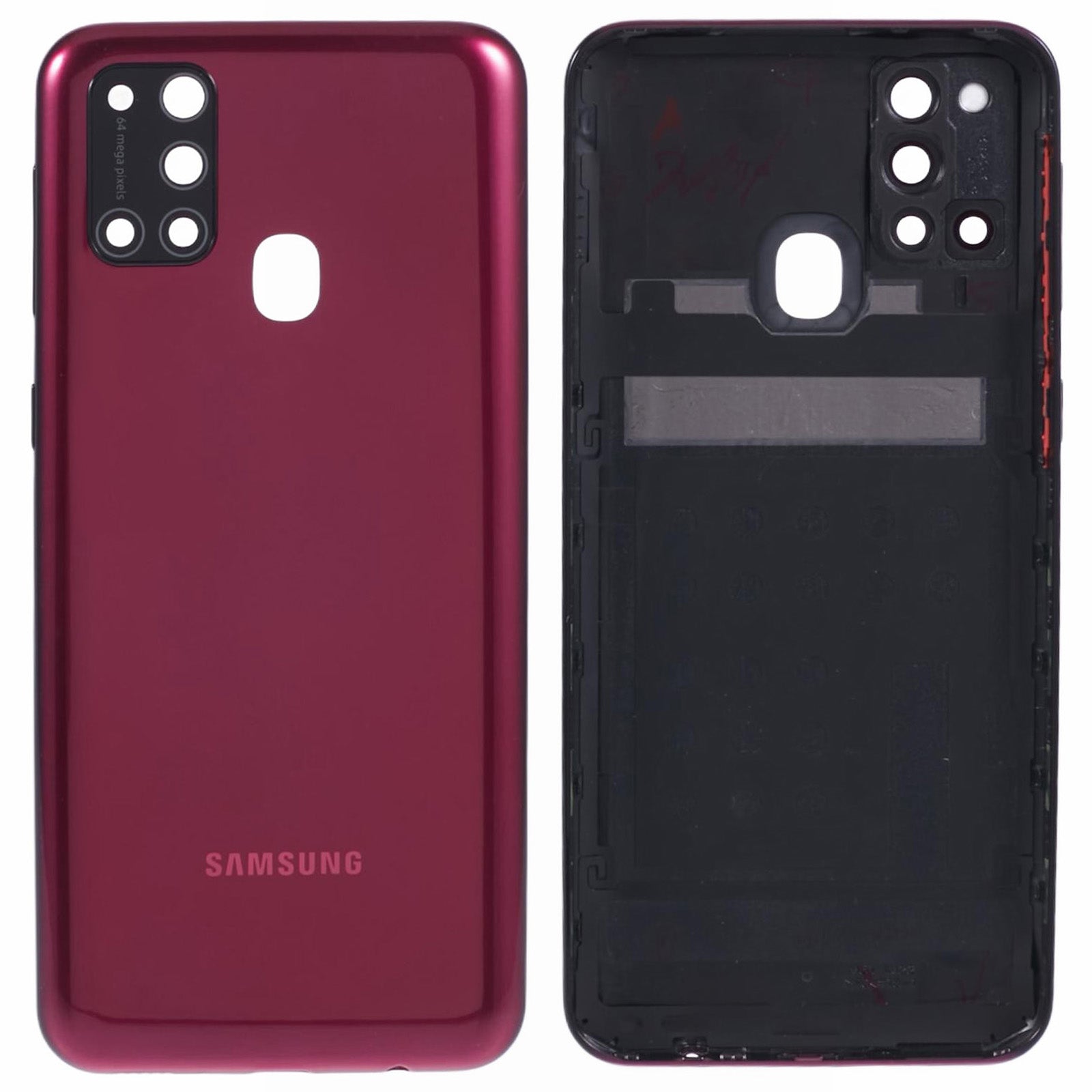 For Samsung Galaxy M31 M315 OEM Battery Housing Cover Repair Part + Camera Lens Cover