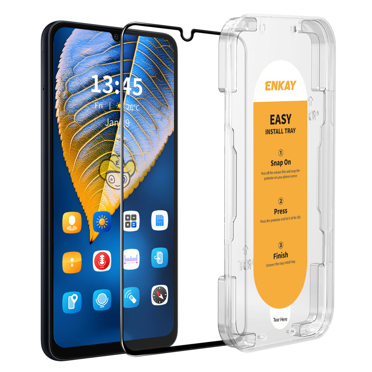 ENKAY HAT PRINCE For Samsung Galaxy M32 (Global Version) 4G / M22 Screen Protector High Aluminium-silicon Glass Film