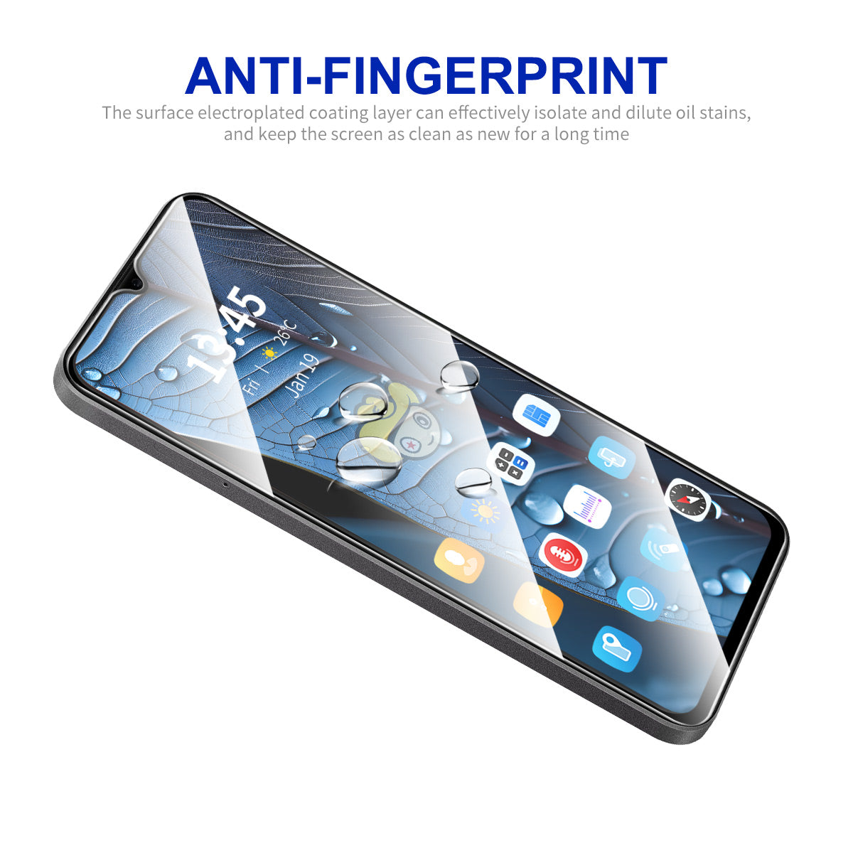 ENKAY HAT PRINCE For Xiaomi Redmi Note 11E 5G / Redmi 10 5G / Redmi 10 Prime+ 5G Screen Protector High Aluminium-silicon Glass Clear Film