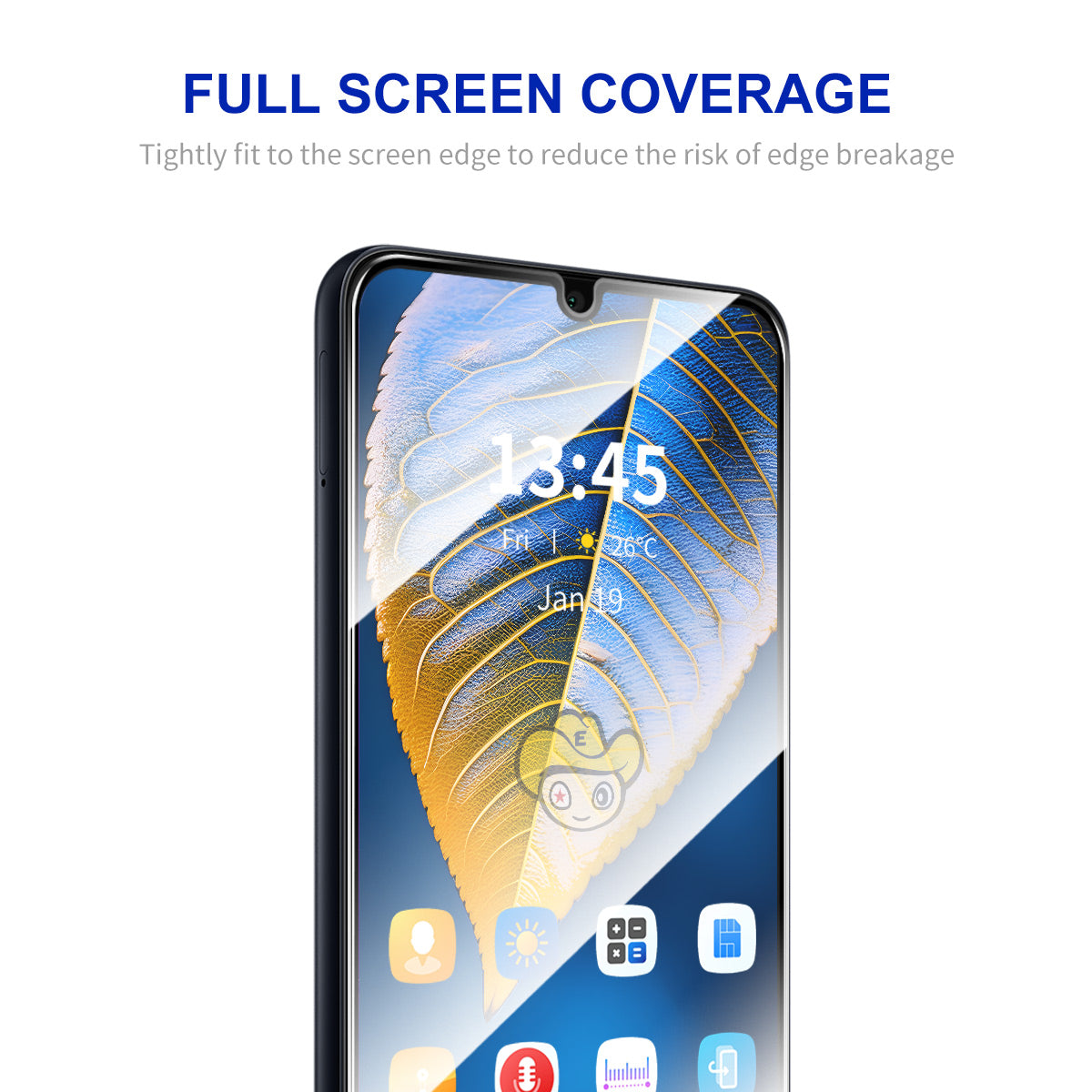 ENKAY HAT PRINCE For Samsung Galaxy A22 4G (EU Version) / F22 Screen Protector Scratchproof High Aluminium-silicon Glass Film