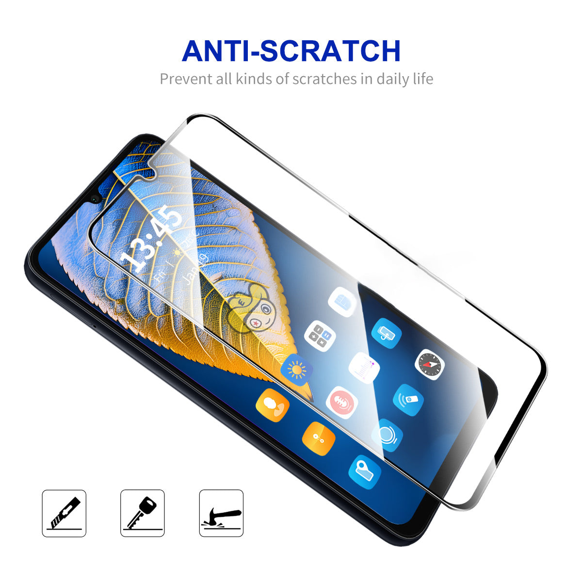 ENKAY HAT PRINCE For Samsung Galaxy A22 4G (EU Version) / F22 Screen Protector Scratchproof High Aluminium-silicon Glass Film