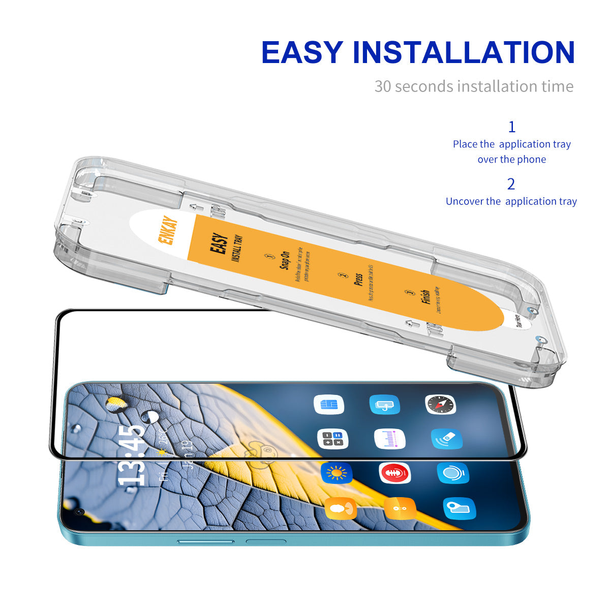 ENKAY HAT PRINCE For Realme 8 / 8 Pro / 9 Pro 5G Screen Protector High Aluminium-silicon Glass Film Easy Installation Case-Friendly