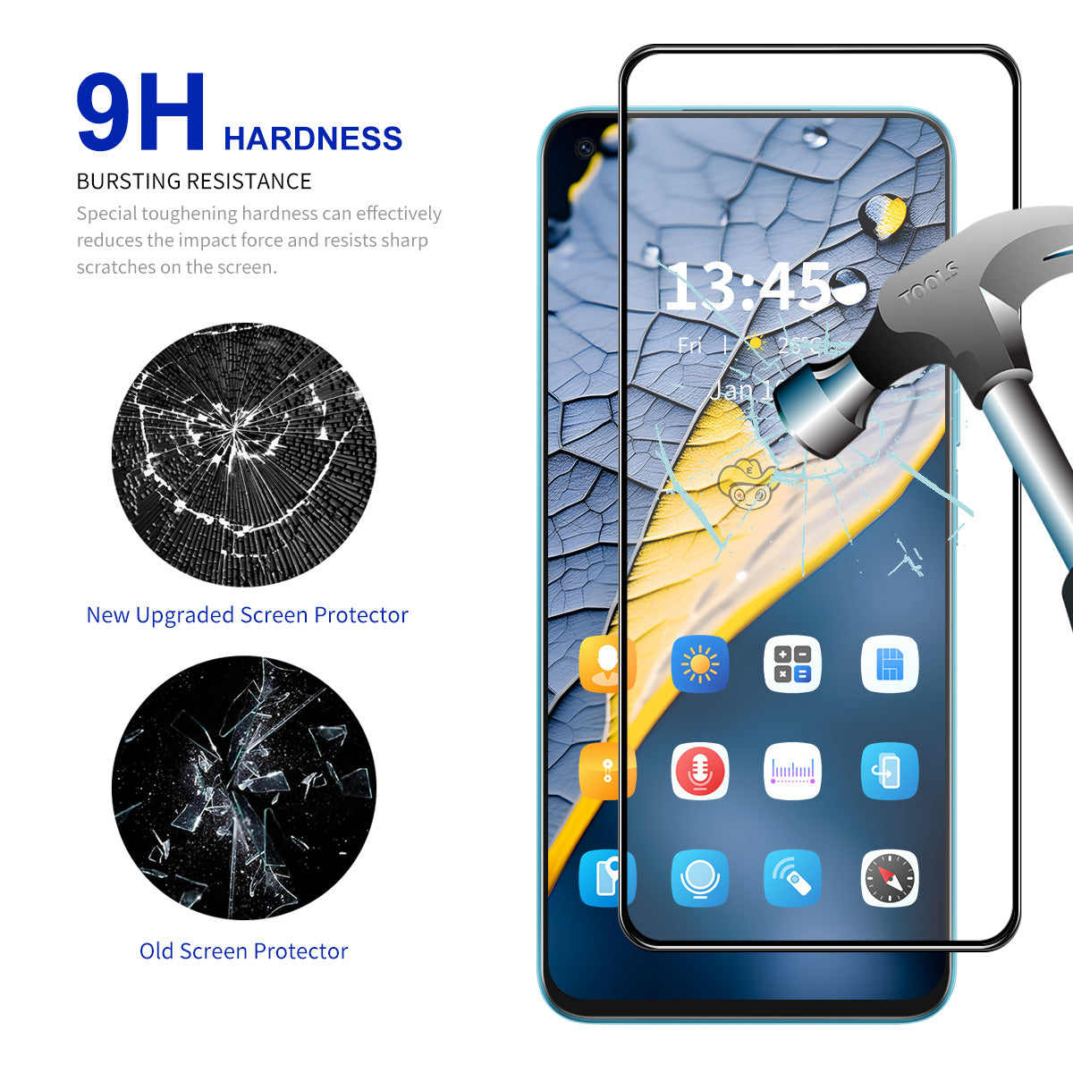 ENKAY HAT PRINCE For Realme 8 / 8 Pro / 9 Pro 5G Screen Protector High Aluminium-silicon Glass Film Easy Installation Case-Friendly