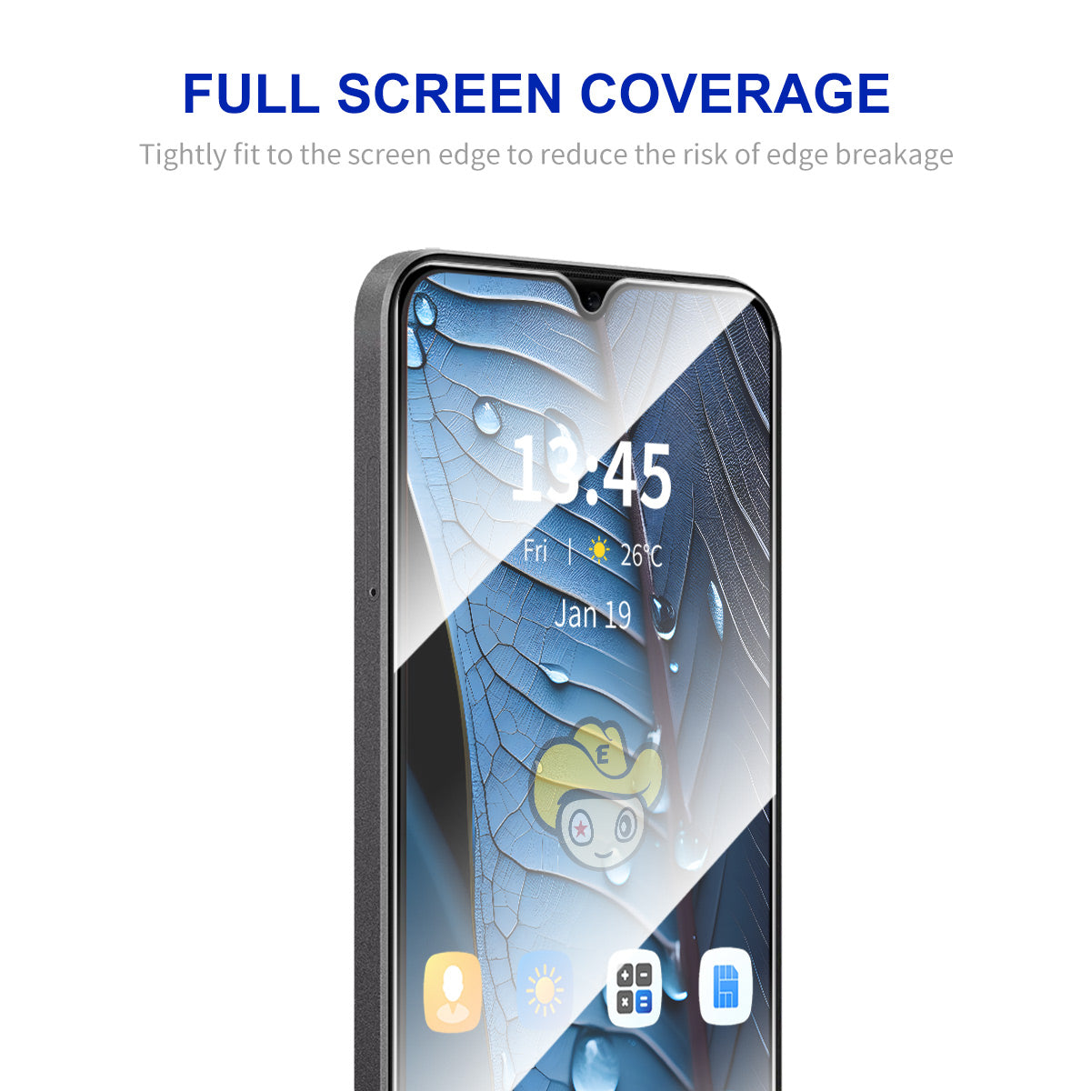ENKAY HAT PRINCE For Samsung Galaxy A22 5G (EU Version) Screen Protector Ultra Tough High Aluminium-silicon Glass Film