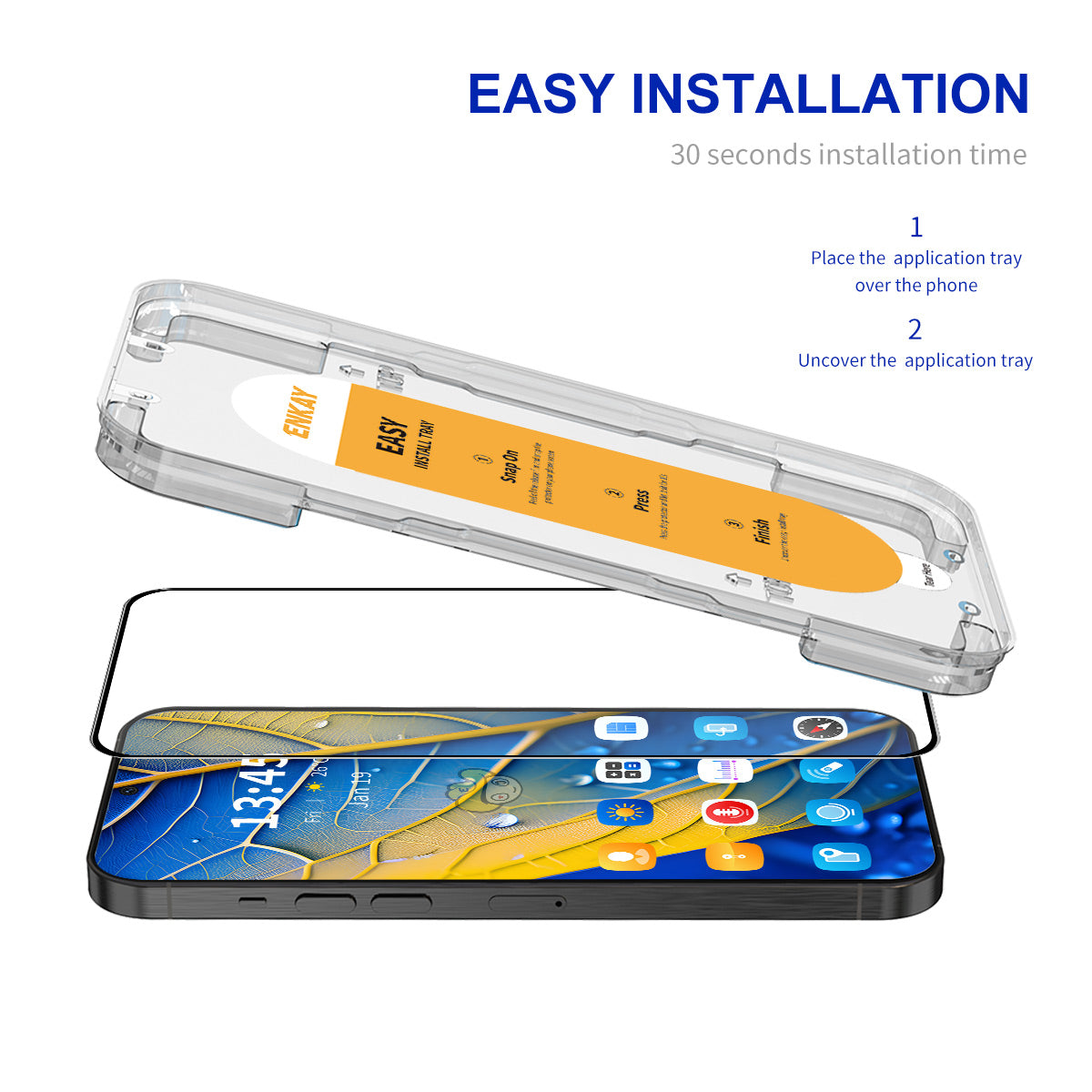 ENKAY HAT PRINCE For OnePlus Ace Pro 5G / 10T 5G High Aluminium-silicon Glass Screen Protector Silk Printing