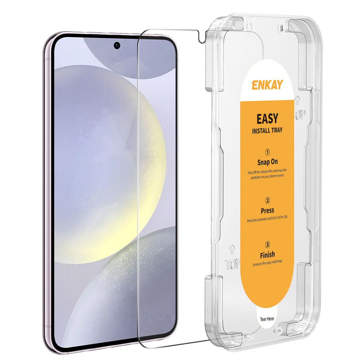 ENKAY HAT PRINCE For Samsung Galaxy S24 High Aluminium-silicon Glass Screen Protector 0.18mm Ultra Thin