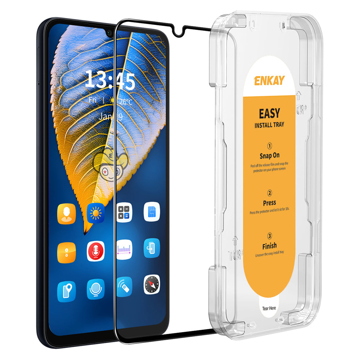 ENKAY HAT PRINCE For Samsung Galaxy A15 5G / A25 5G (Global) (161.0 x 76.5 x 8.3mm) Screen Saver High Aluminium-silicon Glass Film