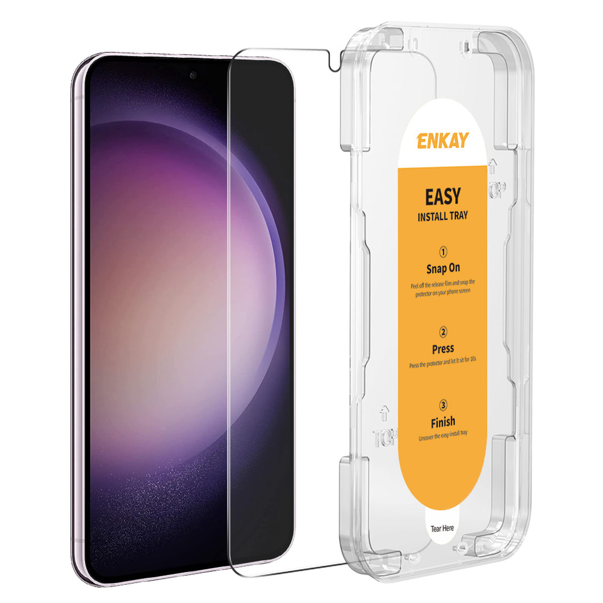 ENKAY HAT PRINCE For Samsung Galaxy S23+ / S22+ 5G Screen Protector High Aluminium-silicon Glass Film with Easy Installation Tool