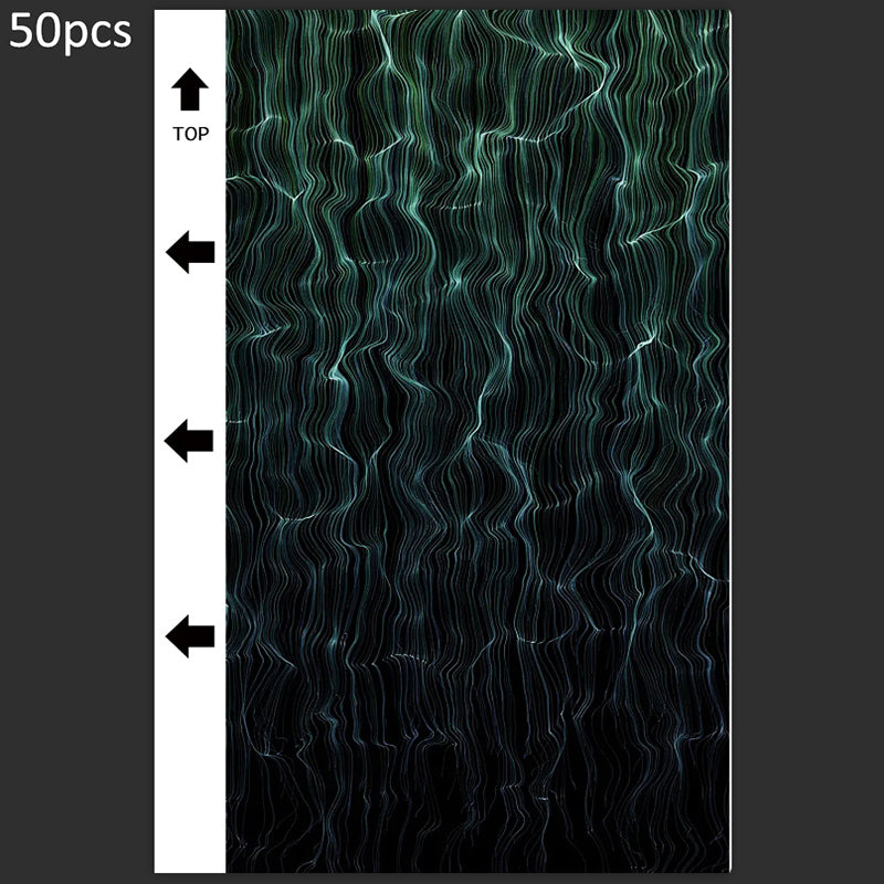 50Pcs / Pack Marble Grain Series Back Sticker for Cutting Machine 18x10.5cm PVC Universal Cutting Film