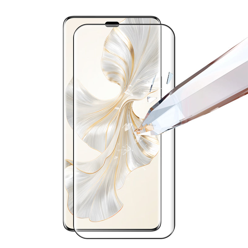 RURIHAI For Honor 100 Pro 5G Film HD Clear 3D Curved Screen Protector (Support Fingerprint Unlock)
