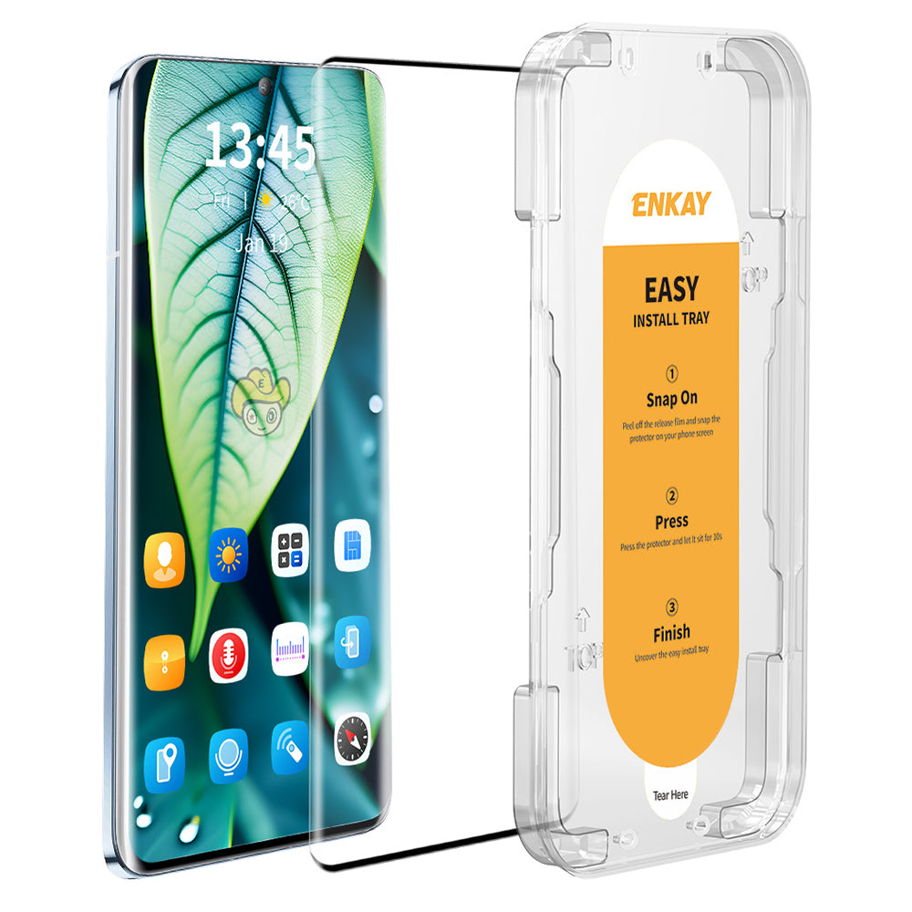 ENKAY HAT PRINCE For Xiaomi 12 5G / 12X 5G / 12S 5G 3D Hot Bending Anti-scratch Full Screen Protector High Aluminum-silicon Glass Film