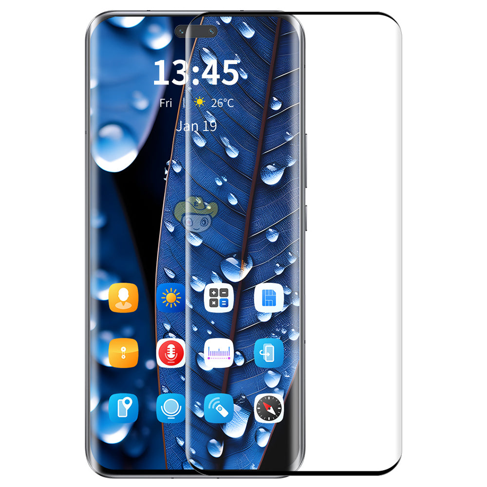 ENKAY HAT PRINCE For Honor 80 Pro 5G Screen Protector Full Coverage High Aluminum-silicon Glass Film Easy Installation