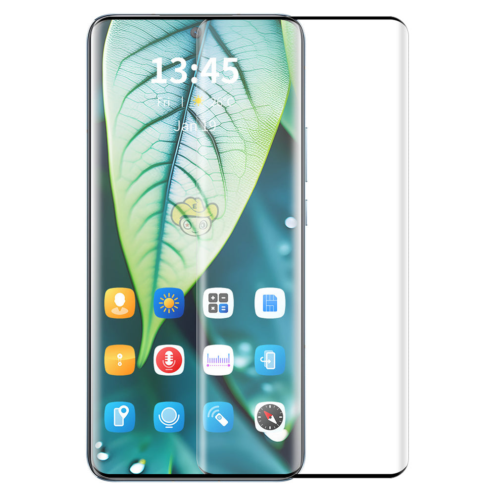 ENKAY HAT PRINCE For Oppo Reno10 Pro 5G (Global) / Reno10 Pro+ 5G Screen Protector 3D Curved High Aluminum-silicon Glass Transparent Film