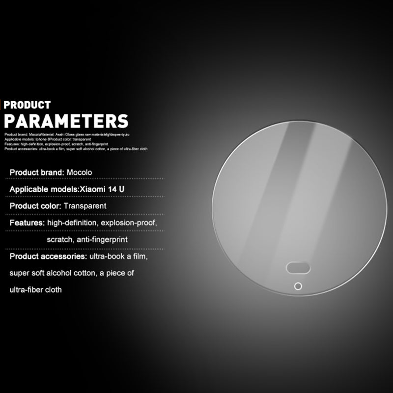 MOCOLO For Xiaomi 14 Ultra Camera Lens Protector Tempered Glass Rear Lens Film