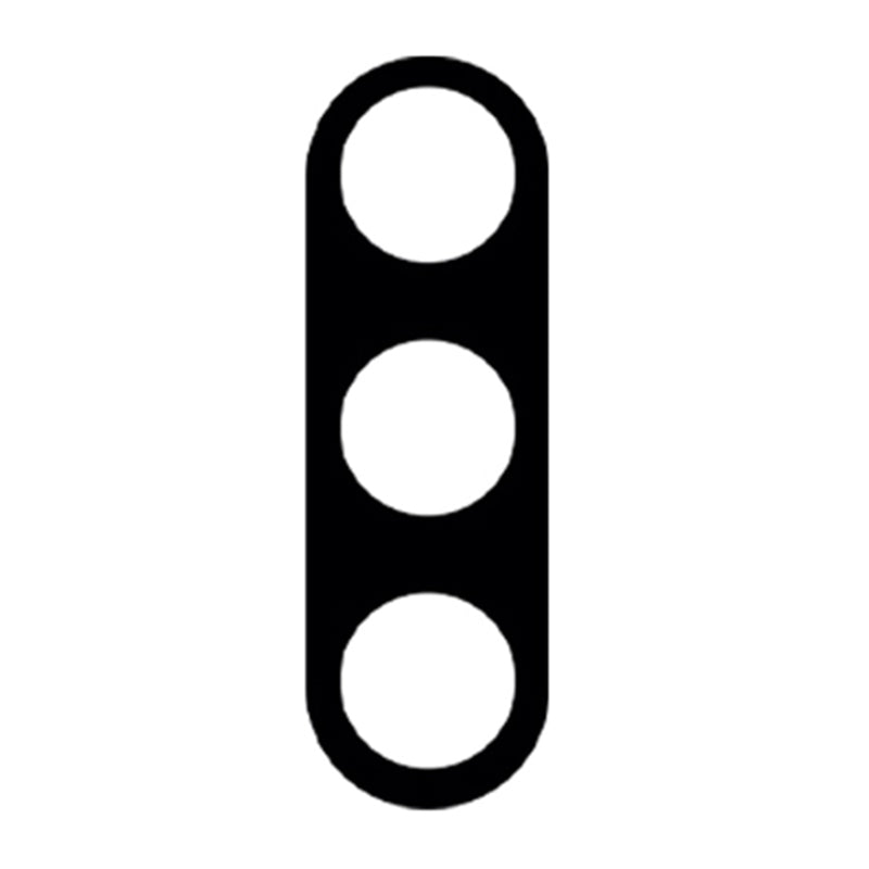 For Samsung Galaxy A55 5G Tempered Glass Lens Film Silk Printing Black Phone Camera Lens Protector