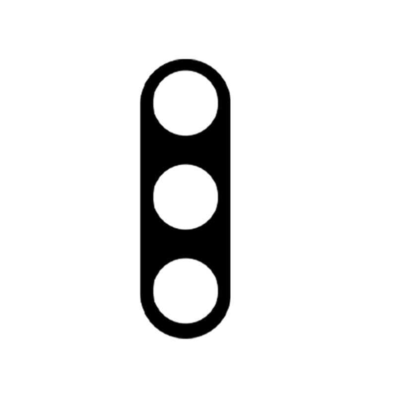 For Samsung Galaxy A33 5G Tempered Glass Lens Film Silk Printing Black Phone Camera Lens Protector