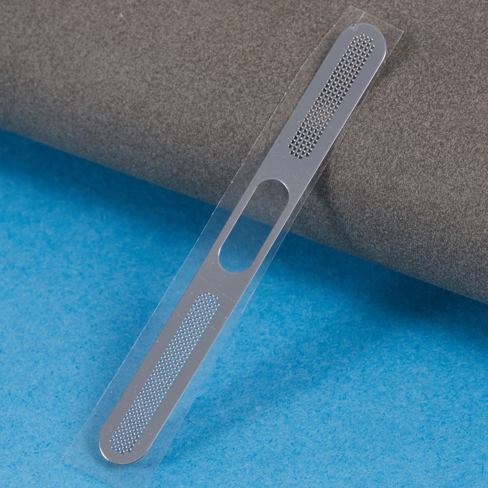 2Pcs for iPhone 15 Bottom Speaker Anti-dust Net Aluminum Sticker