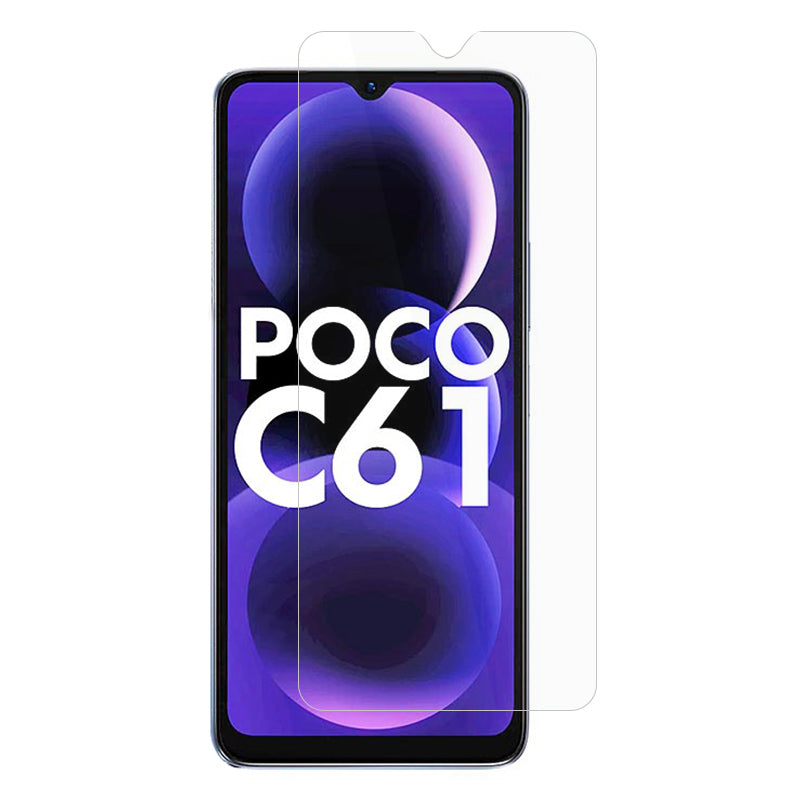 AMORUS For Xiaomi Redmi A3 / Poco C61 4G 2.5D Screen Protector High Aluminum-silicon Glass Anti-explosion Film