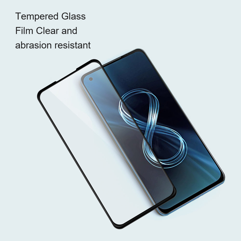 AMORUS 2Pcs For Asus ROG Phone 8 Pro 5G / Phone 8 5G Screen Protector Silk Printing 9H Film