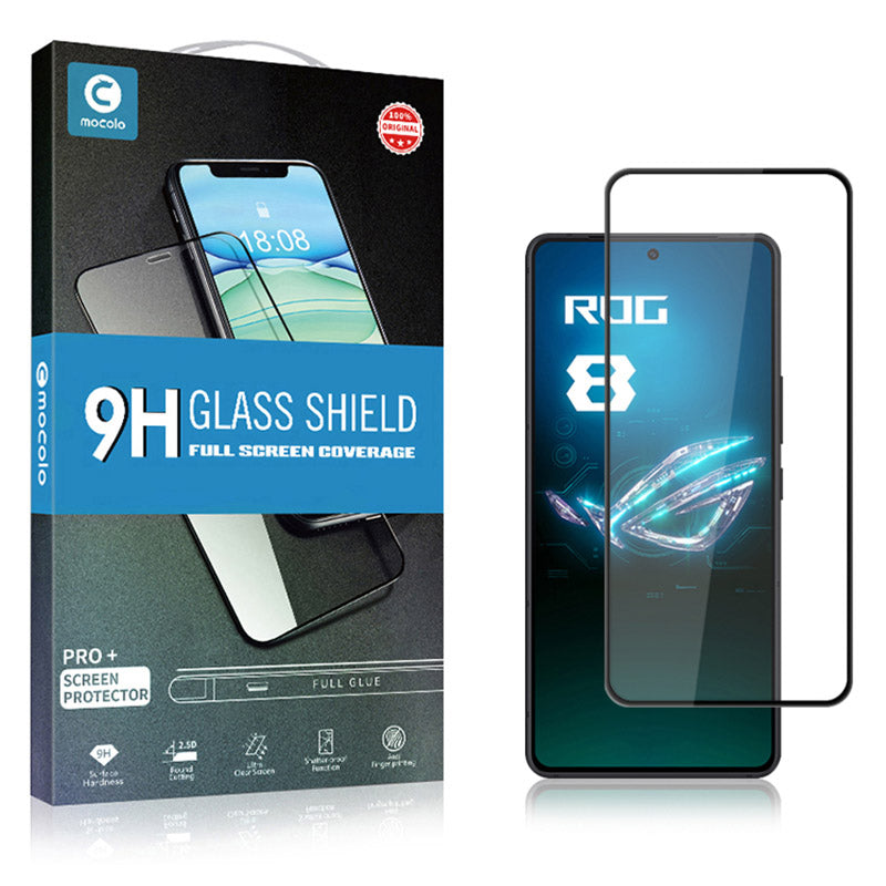 MOCOLO For Asus ROG Phone 8 5G / 8 Pro 5G Screen Protector Full Glue Clear Film, Black