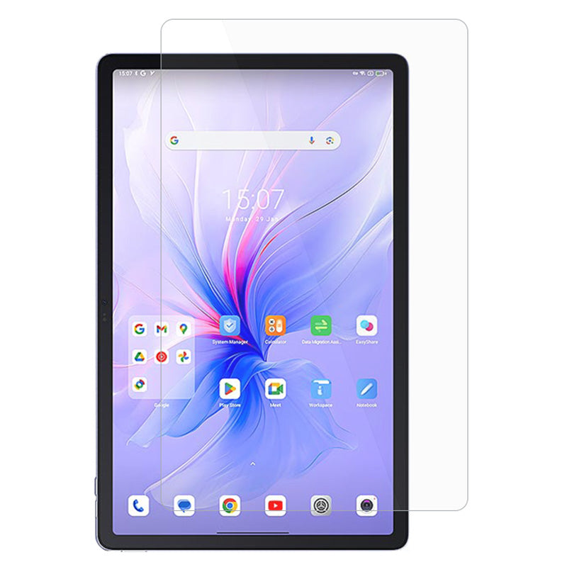 For Blackview Mega 1 Tempered Glass Full Screen Protector 0.3mm Arc Edge Tablet Screen Film